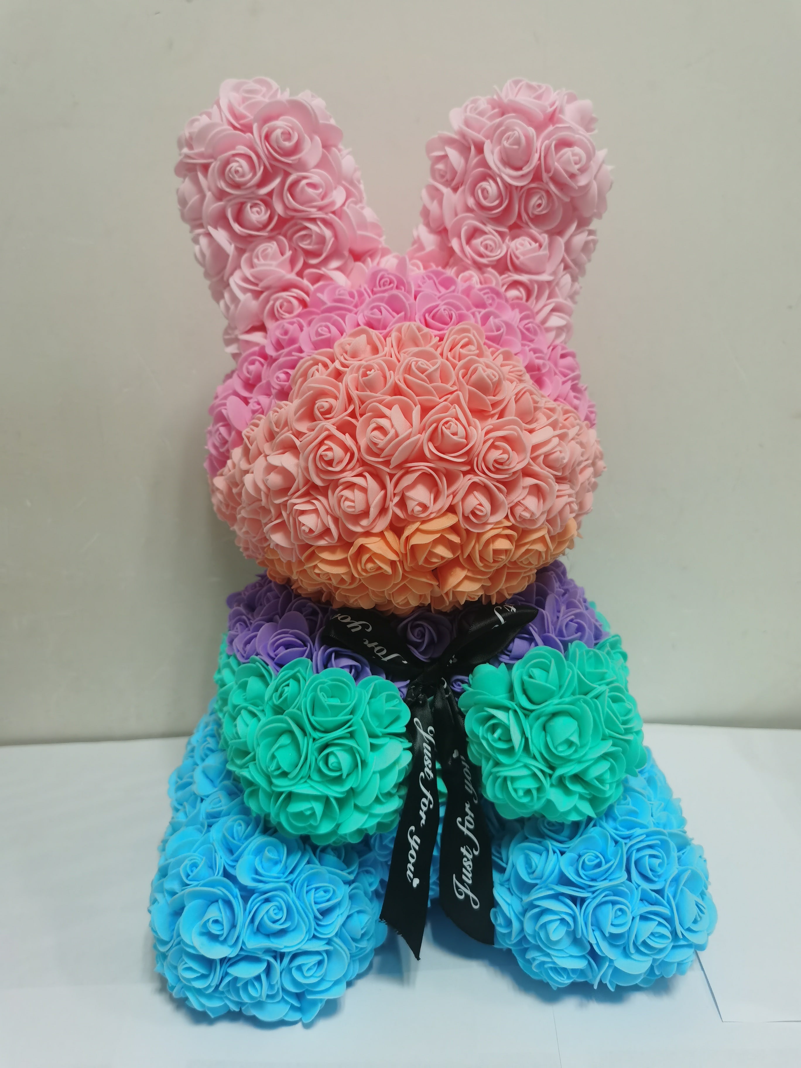 Roses Bunny Valentines Day Eternal Flower Rabbit